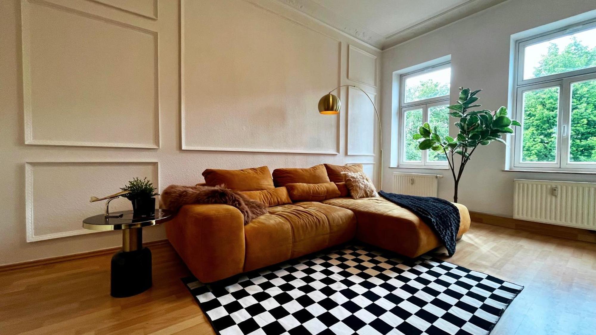 Charmanter Altbau In Schleussig Mit Balkon ライプツィヒ エクステリア 写真